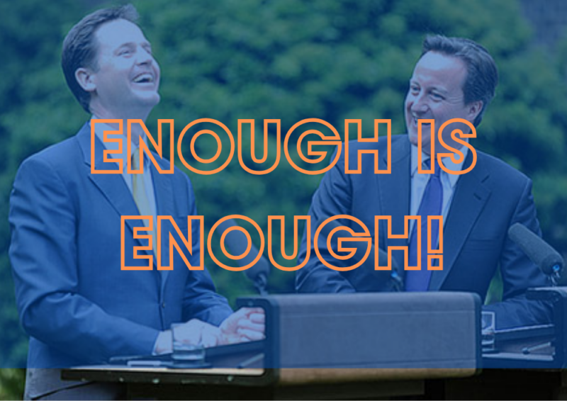 Enough is Enough: No more Tory/Lib Dem cuts in Newcastle