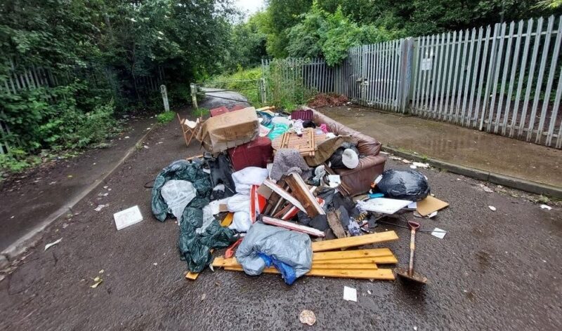 Labour action on residents’ fly-tipping concerns leads to Riverside Way prosecution