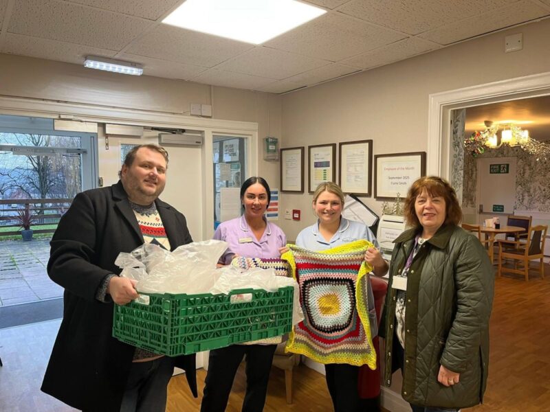 Cllr Stephen Barry-Stanners and Jacqueline Atkinson at Waverley Lodge