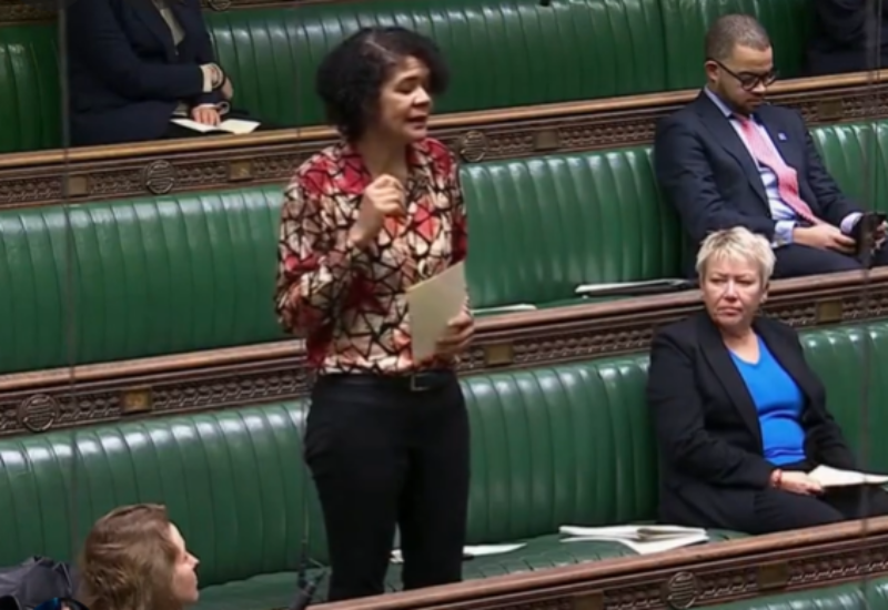 Chi speaking in Parliament