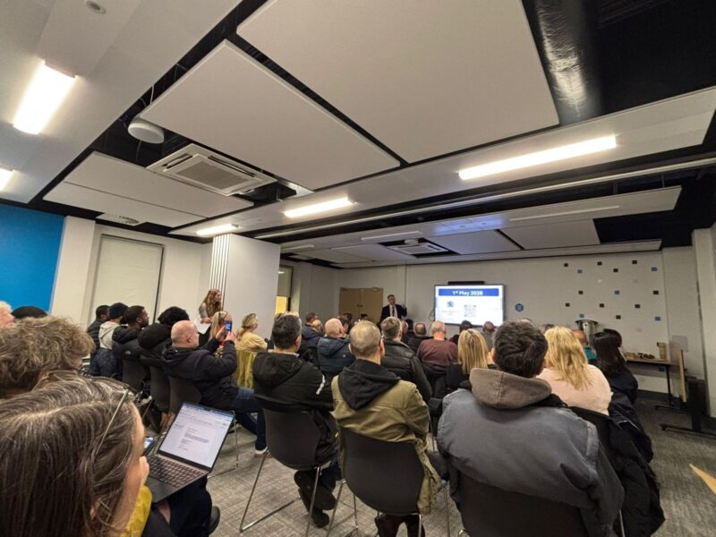 The meeting was well attended by private landlords.