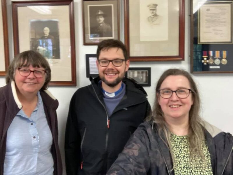 Labour Councillors meet with Rev James McGowan to discuss future plans for Parish Hall redevelopment