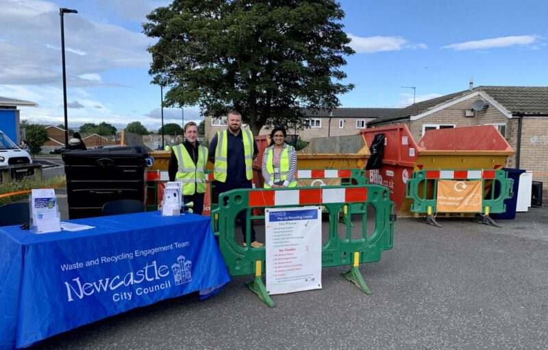 Blakelaw Residents Get Recycling Advice at Community Pop-Up Event