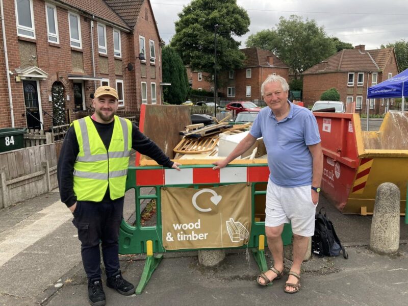 Recycling Pop Up Event Helps Pendower Residents Recycle More and Waste Less